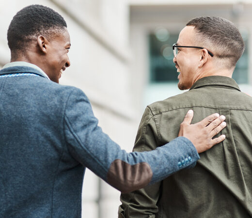 community members supporting one another